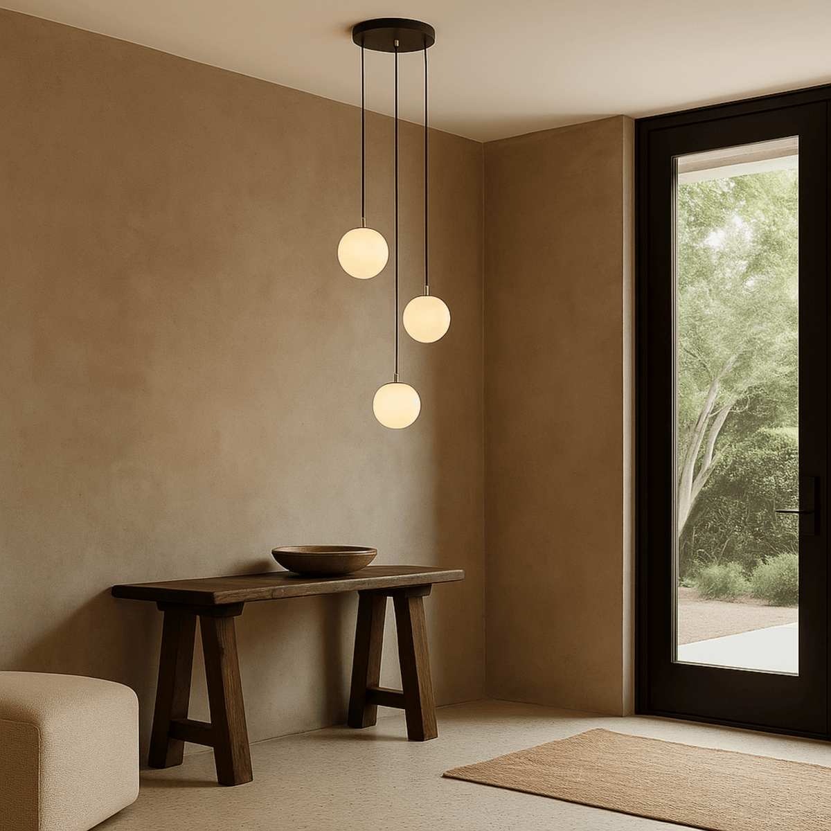 Spiral Globe Chandelier for Staircases and Foyers – Adjustable Drop with 3 to 18 Lights | Thomler