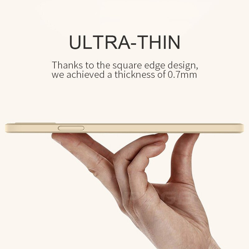 Soft Silicone iPhone Case for 11, 12, 13 Series – Slim Matte Grip Protection with Raised Edges and Full Camera Cover for Everyday Carry | Thomler