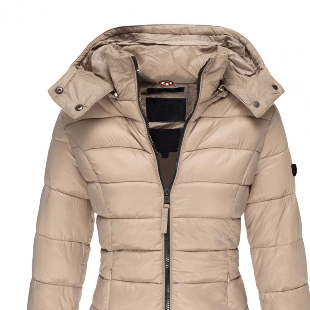 Women's Hooded Trench Coat – Oversized Warm Jacket for Fall Winter Spring – Water-Resistant Long Windbreaker | Thomler