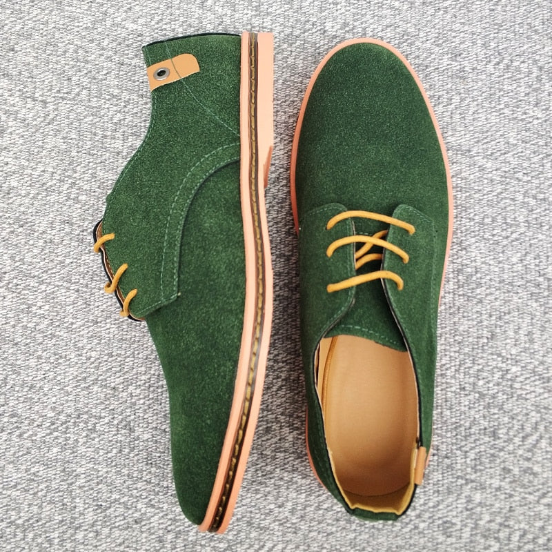 Men's Lace-Up Oxford Dress Shoes – Classic Leather Design for Work & Casual Wear, Versatile Formal Footwear | Thomler