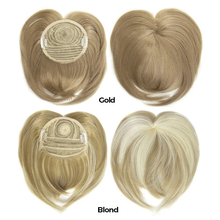 Clip-In Hair Topper for Volume and Coverage | Lightweight Synthetic Fiber Extension with Secure Clips for Thinning Hair or Crown Enhancement | Thomler