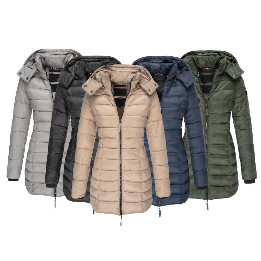 Women's Hooded Trench Coat – Oversized Warm Jacket for Fall Winter Spring – Water-Resistant Long Windbreaker | Thomler