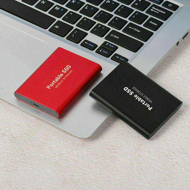 External SSD Aluminium 128TB USB 3.2 Portable Data Storage Backup Drive Windows Mac Android Gaming | Thomler
