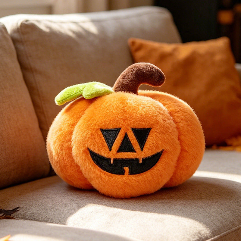 Soft Embroidered Halloween Plush Figures Set with Friendly Characters for Shelves and Tabletops | Thomler