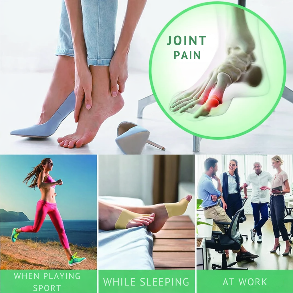 Orthopedic Toe Straightener for Bunion Relief and Big Toe Alignment with Soft Gel Cushion | Discreet Pain Relief Support Brace for Walking S | Thomler