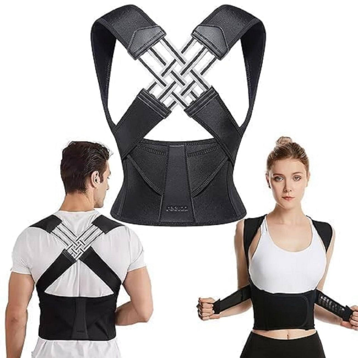 Upper Back Support Brace for Slouch Relief – Adjustable Wrap Design for Men & Women | Thomler