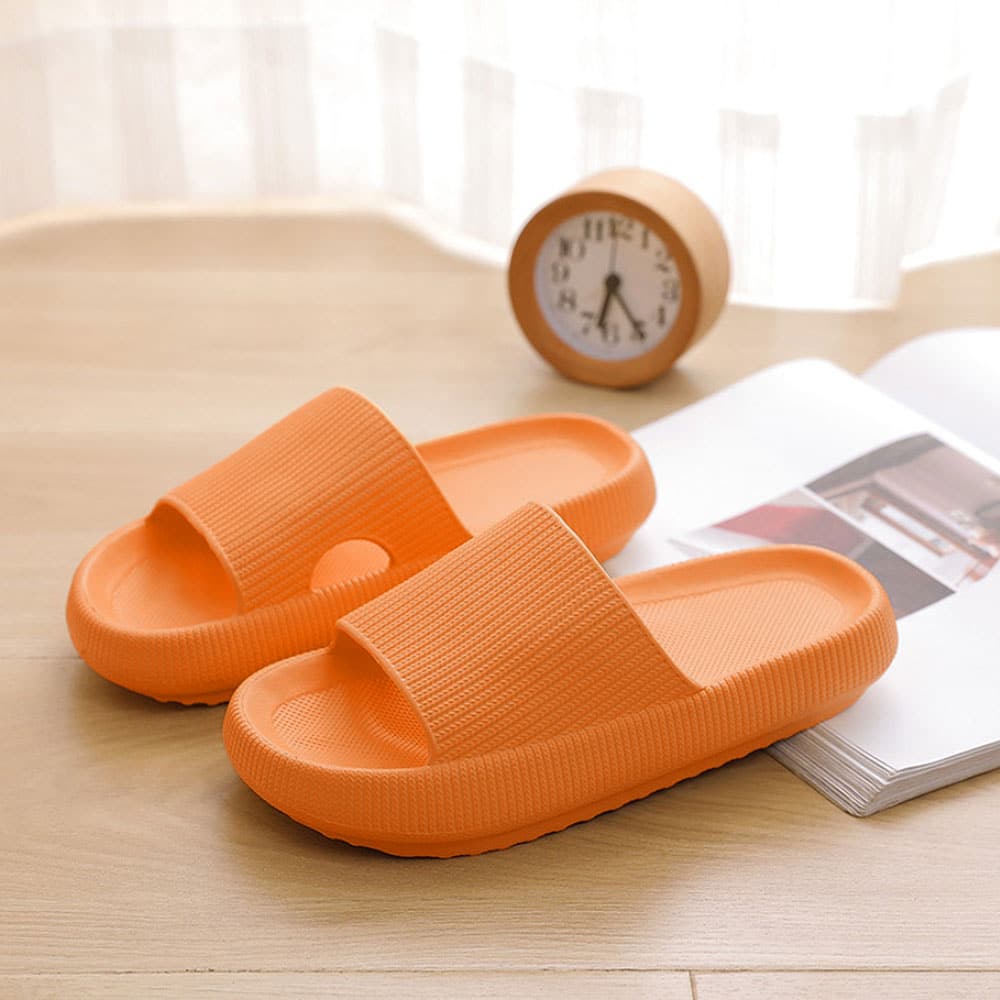 Ergonomic Cushioned Slide Sandals with Anti-Slip Tread for Indoor & Outdoor Wear | Thomler