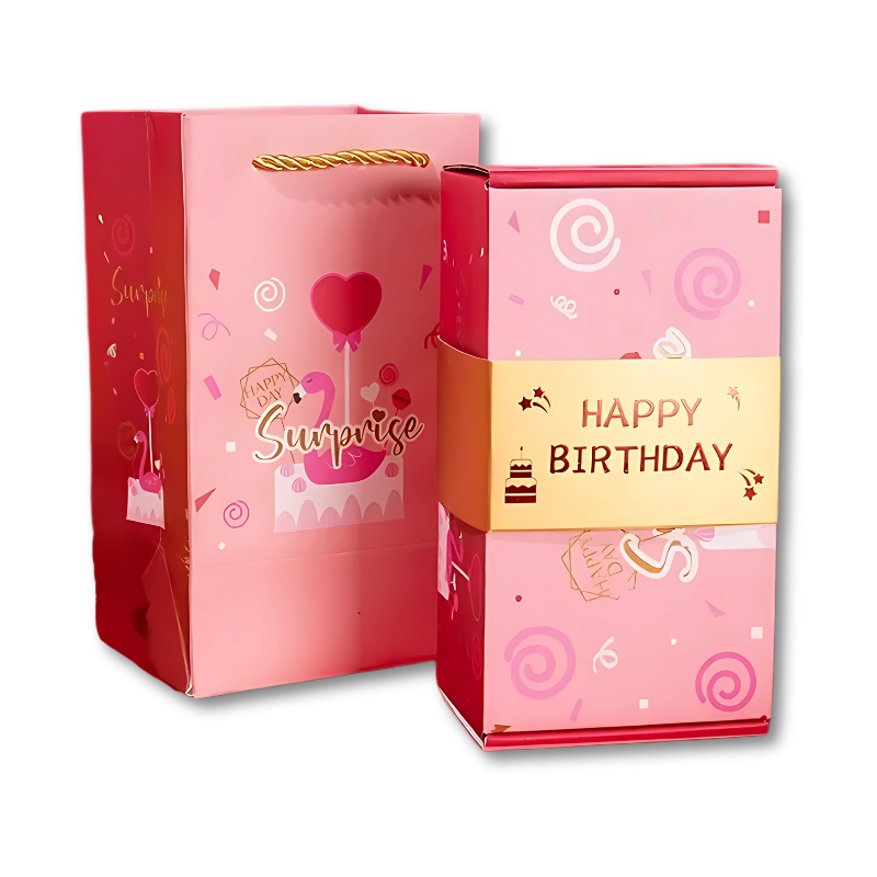 Pop-Up Surprise Gift Box with Heart Design – Multi-Layer Exploding Present for Birthdays, Anniversaries & Celebrations | Thomler