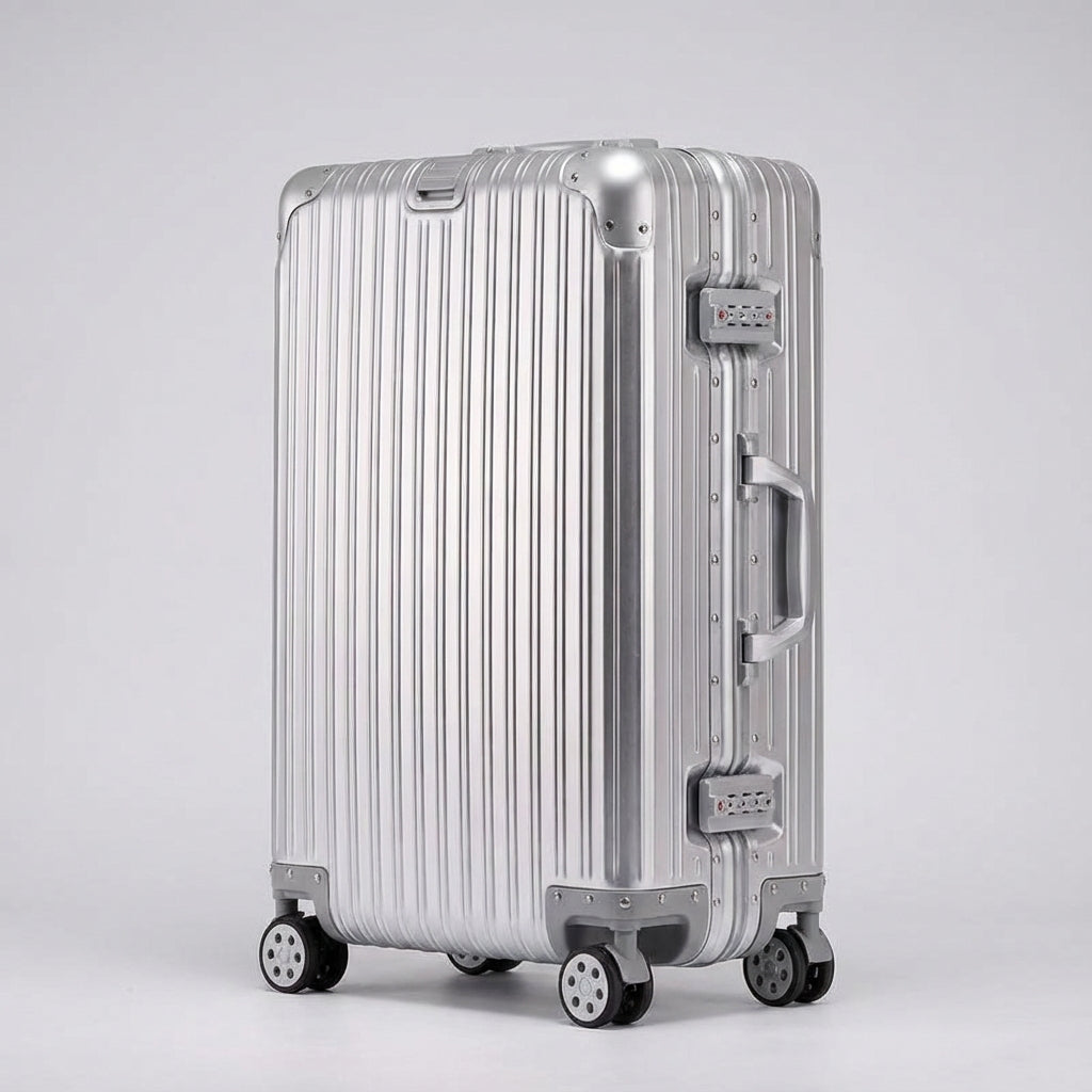 Aluminum Spinner Luggage with TSA Lock – Carry-On & Checked Sizes – Hardside Trolley Case | Thomler