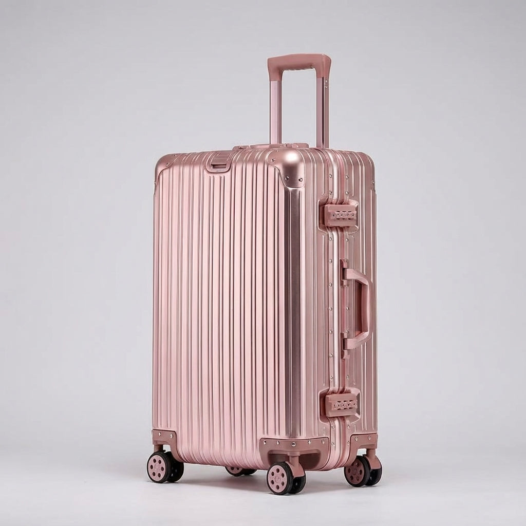 Aluminum Spinner Luggage with TSA Lock – Carry-On & Checked Sizes – Hardside Trolley Case | Thomler