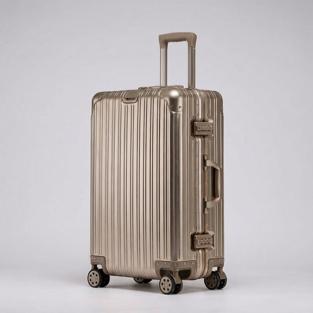 Aluminum Spinner Luggage with TSA Lock – Carry-On & Checked Sizes – Hardside Trolley Case | Thomler
