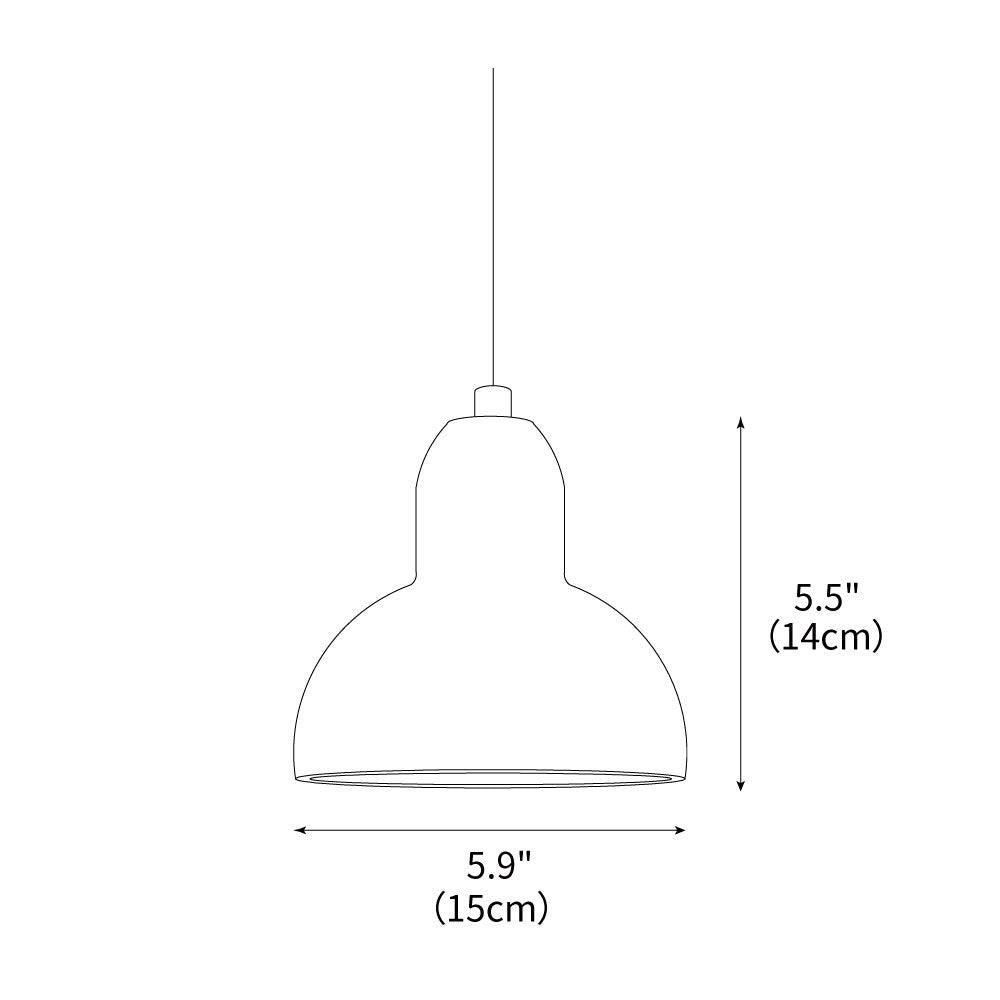 Stone Hanging Lamp E26 40W Natural Texture Overhead Light for Island Counter Breakfast Nook Focused Downlight | Thomler