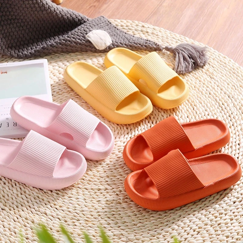 Ergonomic Cushioned Slide Sandals with Anti-Slip Tread for Indoor & Outdoor Wear | Thomler