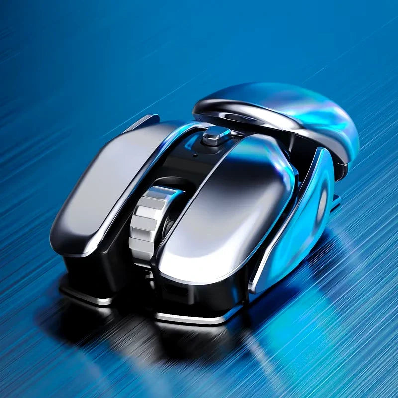 Cordless Quiet-Click Computer Mouse with Programmable Buttons for Work & Gaming | Desktop Laptop PC Accessory | Thomler