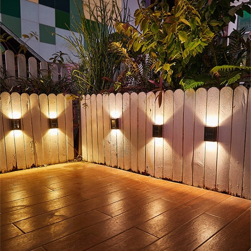 Solar LED Step Lights for Outdoor Stairs, Deck Railing & Fence Posts – Waterproof Auto-On Dusk-to-Dawn Path Lighting for Patio, Yard & | Thomler
