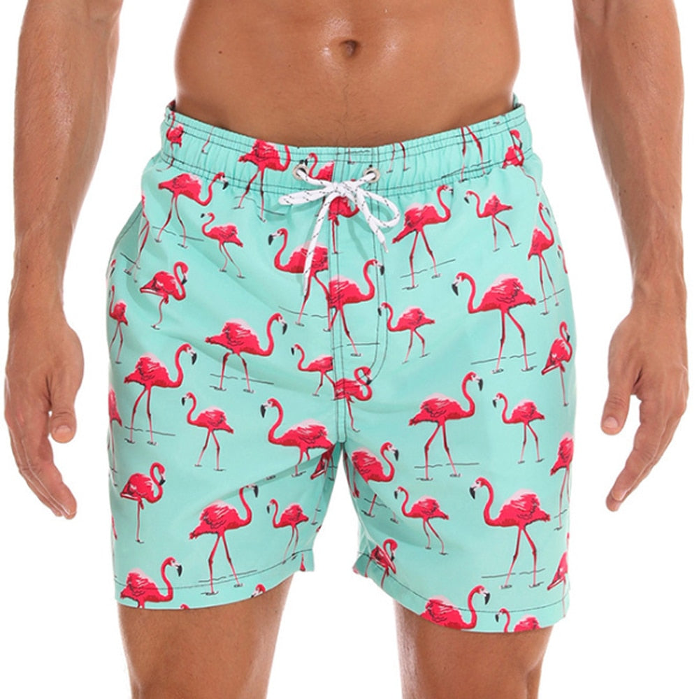 Men's Quick-Dry Swim Trunks with Drawstring, Lightweight Mesh-Lined Boardshorts for Beach & Pool | Thomler