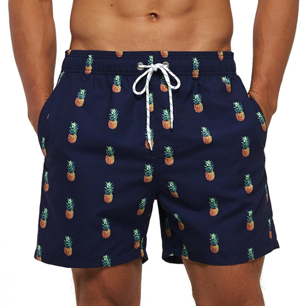 Men's Quick-Dry Swim Trunks with Drawstring, Lightweight Mesh-Lined Boardshorts for Beach & Pool | Thomler