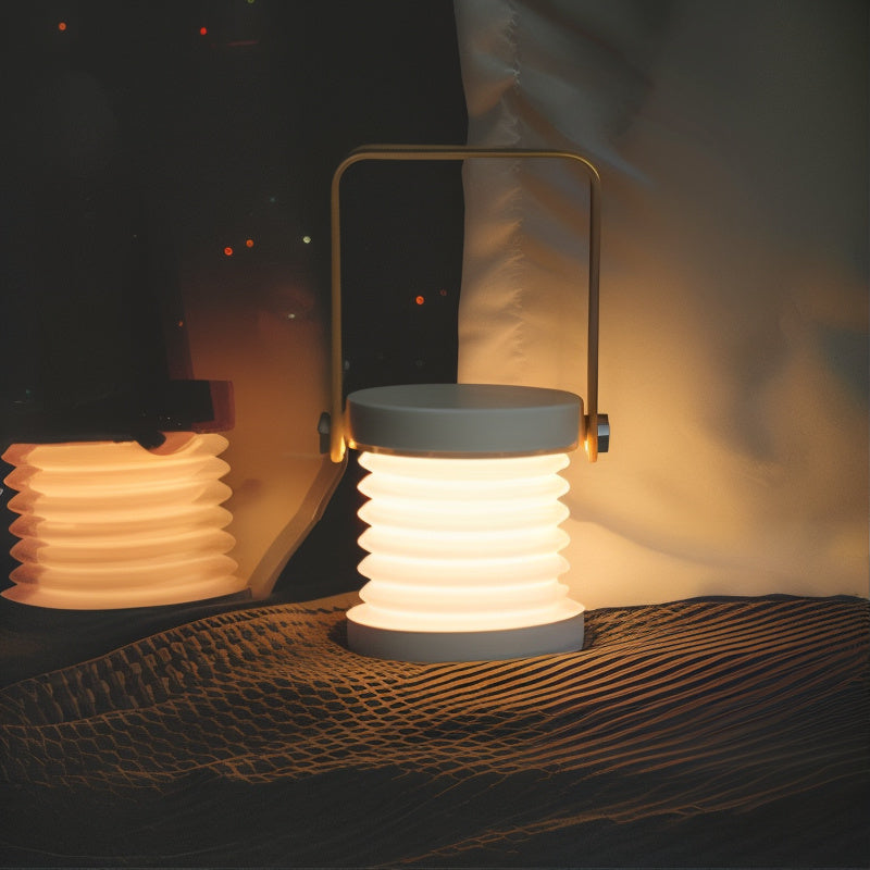 Rechargeable LED Lantern with 3-Way Dimmer & 360° Swivel Head for Bedroom, Living Room & Home Decor | Thomler