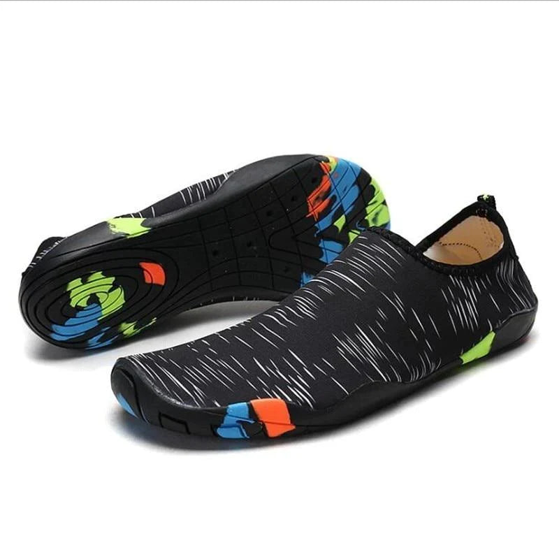Quick-Dry Water Shoes for Swimming, Beach & Water Sports | Lightweight Aqua Socks with Drainage Holes & Anti-Slip Sole | Barefoot Wet | Thomler