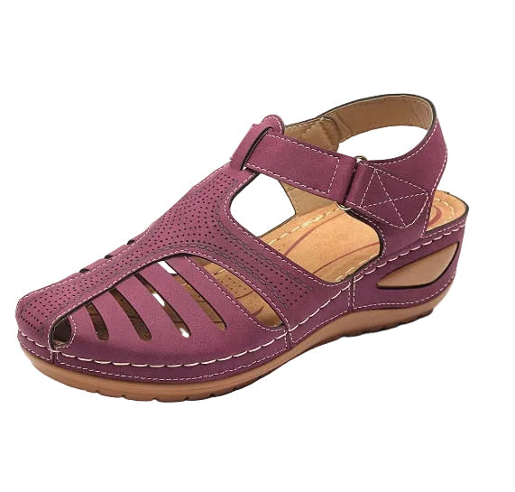 Orthopedic Leather Toe-Correcting Sandals for Women | Bunion Relief | Adjustable Arch Support Footwear | Casual Summer Walking Shoes for | Thomler