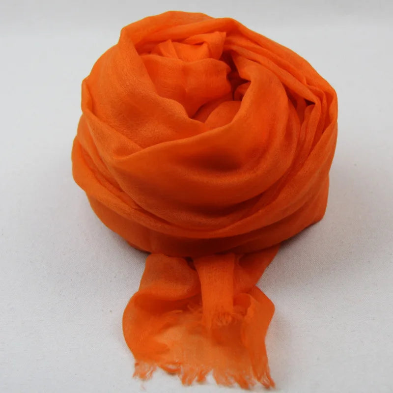 Pure Cashmere Wrap – Lightweight 91x39 in Long Scarf for Women, Ultra Soft All-Season Shawl, Cozy & Breathable Neck Accessory | Thomler