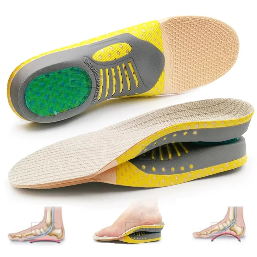 Orthopedic Gel Insoles with Arch Support for Plantar Fasciitis Relief | Thomler