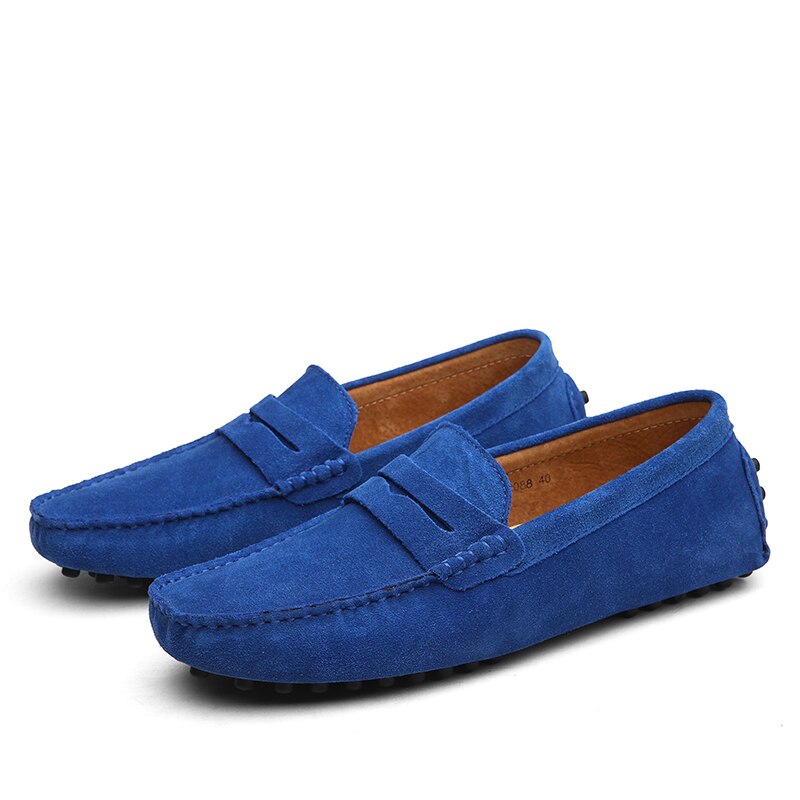 Men's Suede Slip-On Loafers – Casual Dress Shoes in Multiple Colors – Comfortable Everyday Footwear for Work & Weekend | Thomler