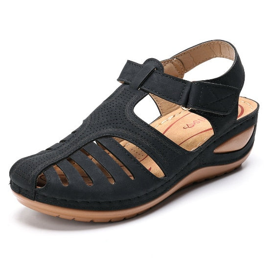 Orthopedic Leather Toe-Correcting Sandals for Women | Bunion Relief | Adjustable Arch Support Footwear | Casual Summer Walking Shoes for | Thomler