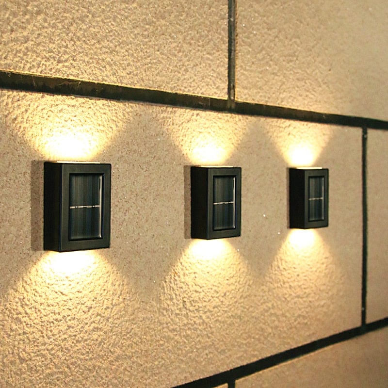 Solar LED Step Lights for Outdoor Stairs, Deck Railing & Fence Posts – Waterproof Auto-On Dusk-to-Dawn Path Lighting for Patio, Yard & | Thomler