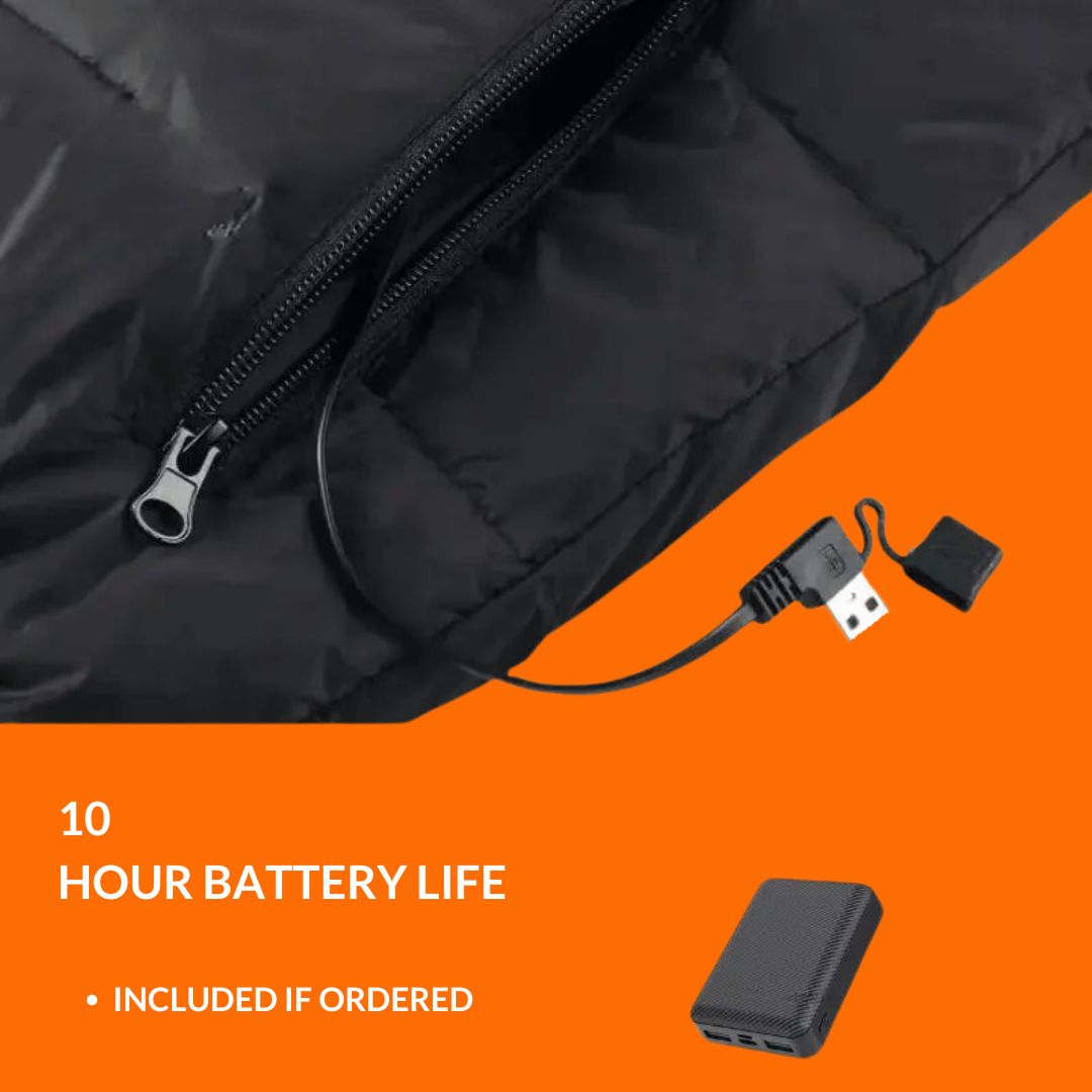 USB Heated Vest with 3-Level Temperature Control – Rechargeable Warming Gilet for Men & Women | Thomler