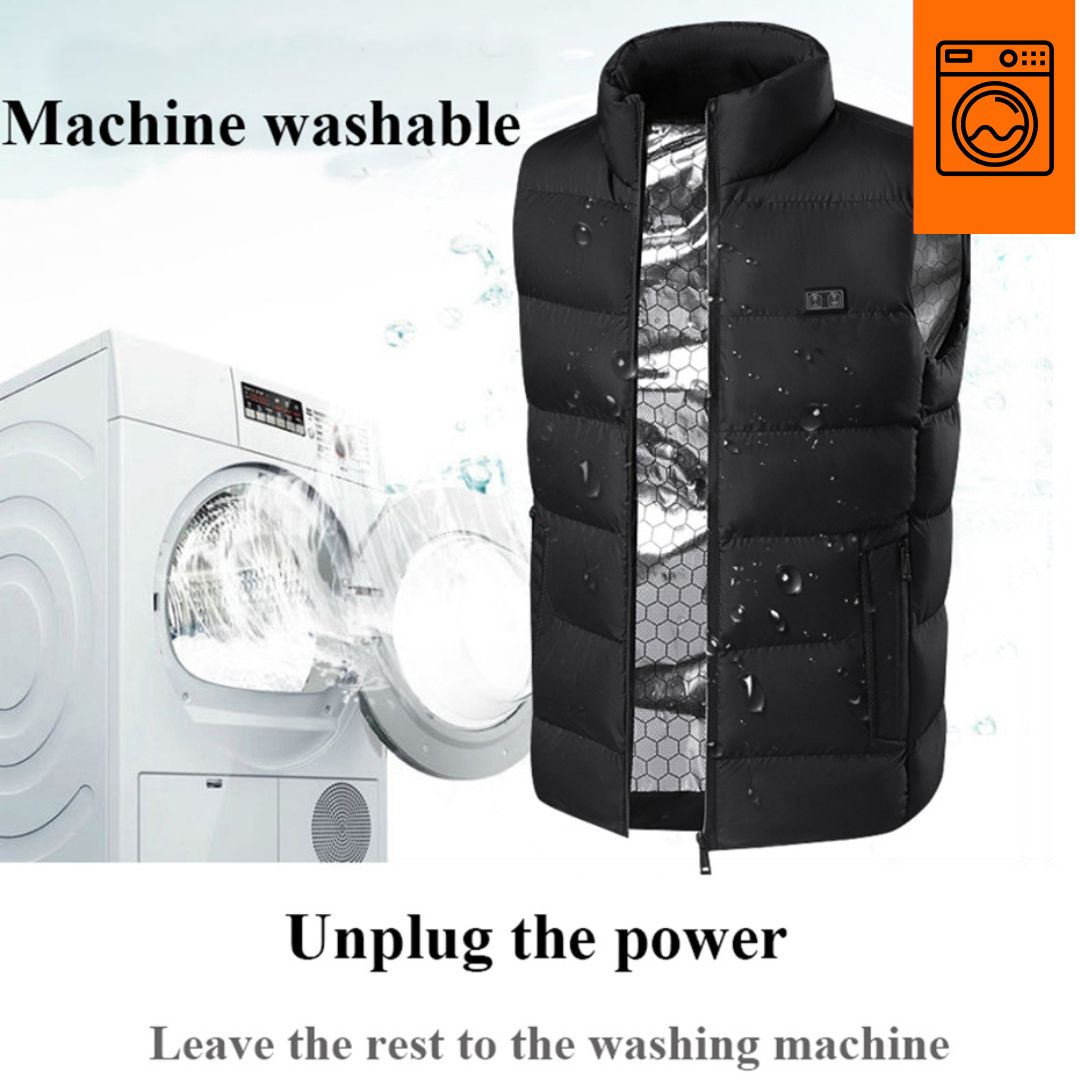 USB Heated Vest with 3-Level Temperature Control – Rechargeable Warming Gilet for Men & Women | Thomler