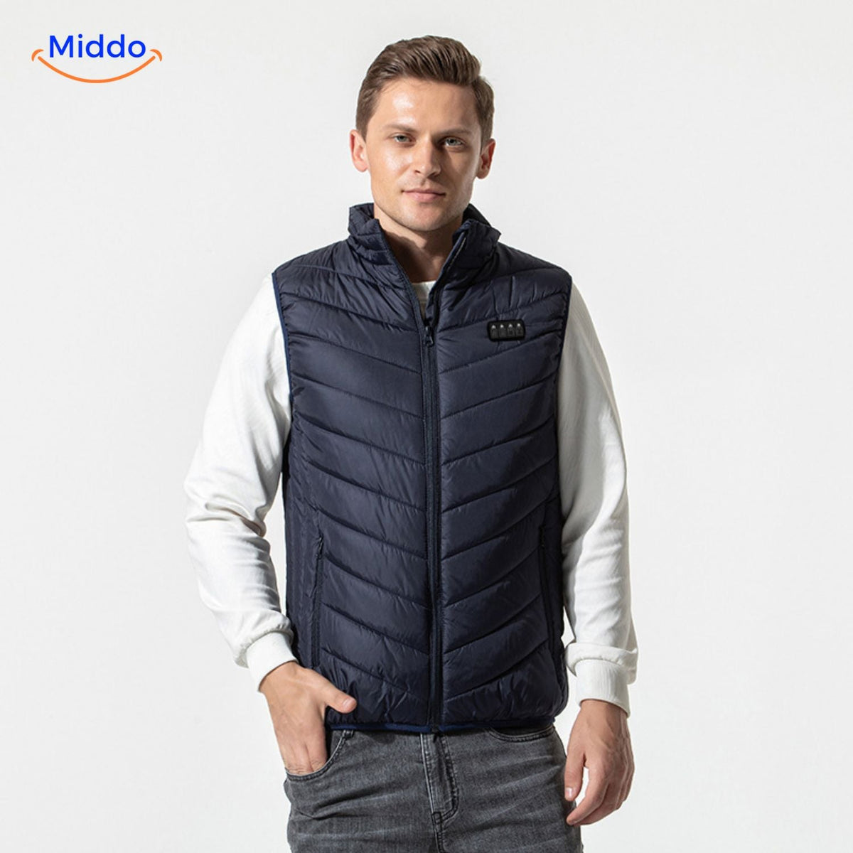 USB Heated Vest with 3 Temperature Settings for Men – Lightweight, Insulated Winter Warmth for Hiking, Outdoor Work & Daily Commutes | Thomler