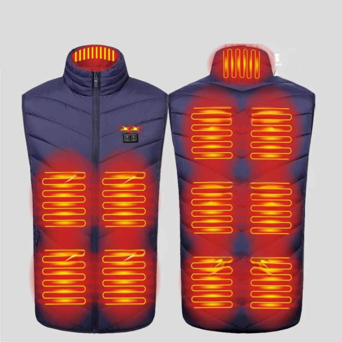 USB Heated Vest with 3 Temperature Settings for Men – Lightweight, Insulated Winter Warmth for Hiking, Outdoor Work & Daily Commutes | Thomler