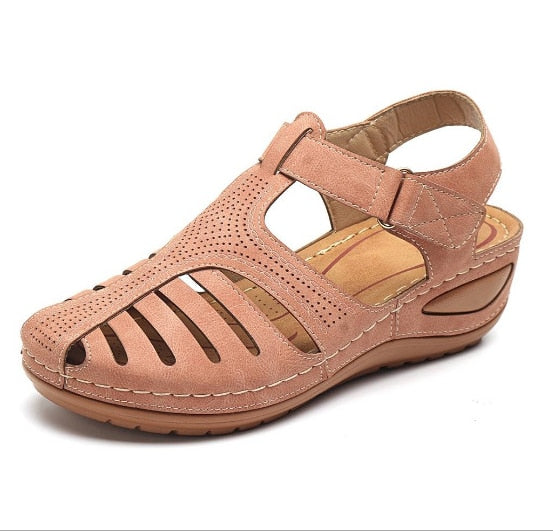 Orthopedic Leather Toe-Correcting Sandals for Women | Bunion Relief | Adjustable Arch Support Footwear | Casual Summer Walking Shoes for | Thomler