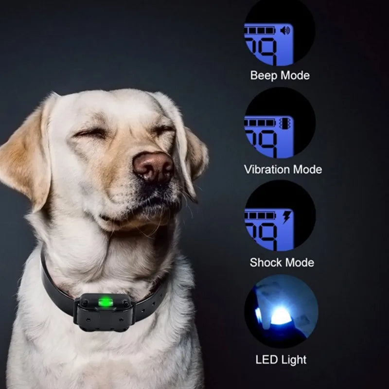 Rechargeable Remote Dog Training Collar with Vibration & Sound Modes – Waterproof E-Collar for All Breeds, 2600 ft Range | Thomler