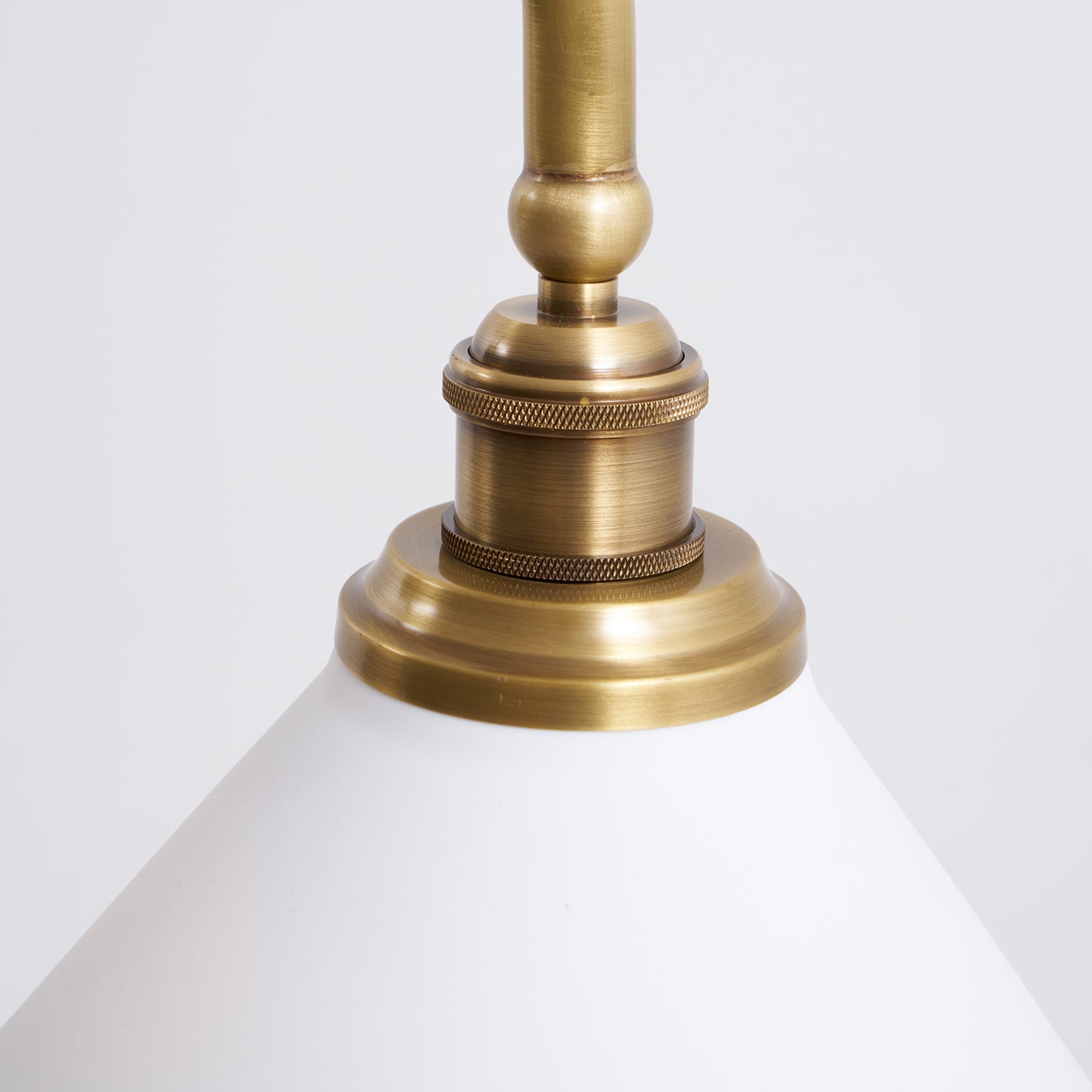 Pendant Light Aluminum Ceramic 40 in Adjustable Dining Table Island Hanging Ceiling Lamp White Modern Minimalist Lighting | Thomler