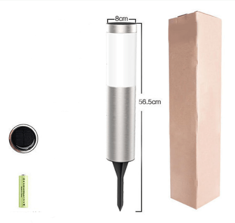 Stainless Steel Solar Lawn Stake Light Outdoor Pathway Marker with Auto Dusk Sensor Waterproof Garden Landscape Lighting for Walkway Yard | Thomler