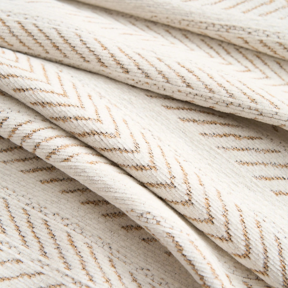 Textured Chenille Sofa Throw Cover with Tassels – Non-Slip Pet-Proof Furniture Protector for Couch | Thomler