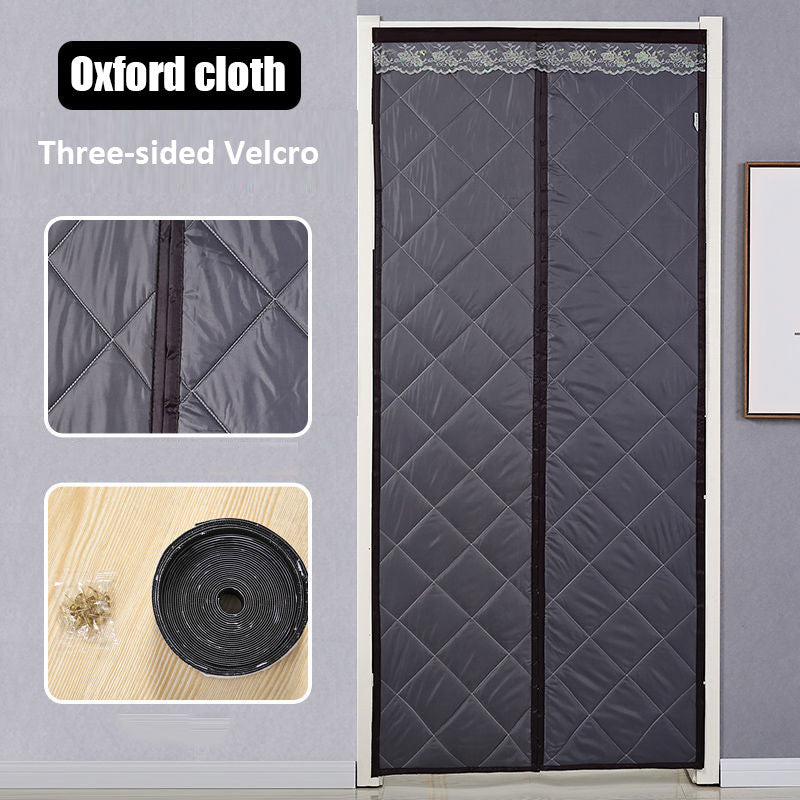 Insulated Magnetic Door Curtain – Thermal Draft Blocker with Sound Dampening | Thomler