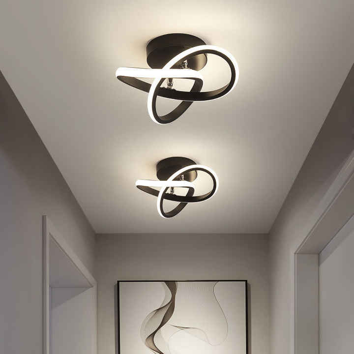 Adjustable LED Ceiling Light with Rotating Arms – Dimmable Modern Flush Mount Fixture for Living Room, Bedroom, Office & Kitchen | Thomler