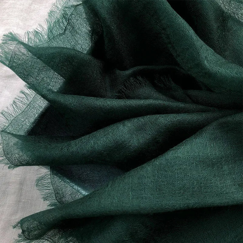 Pure Cashmere Wrap – Lightweight 91x39 in Long Scarf for Women, Ultra Soft All-Season Shawl, Cozy & Breathable Neck Accessory | Thomler
