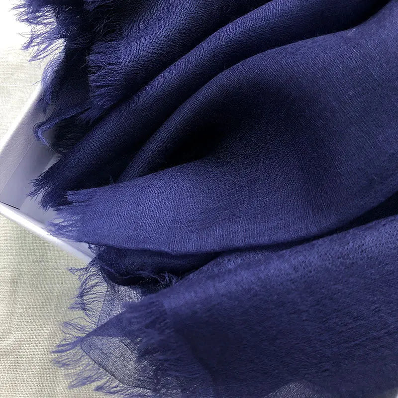 Pure Cashmere Wrap – Lightweight 91x39 in Long Scarf for Women, Ultra Soft All-Season Shawl, Cozy & Breathable Neck Accessory | Thomler
