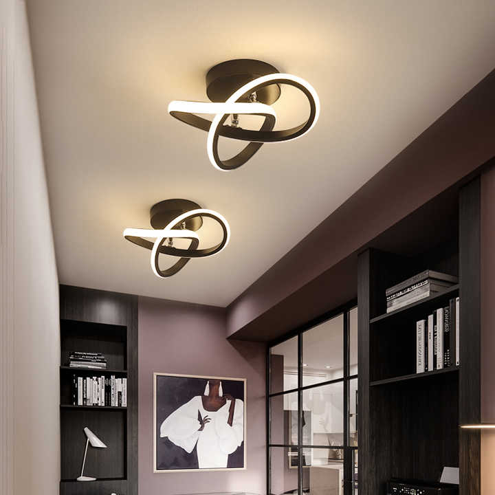 Adjustable LED Ceiling Light with Rotating Arms – Dimmable Modern Flush Mount Fixture for Living Room, Bedroom, Office & Kitchen | Thomler