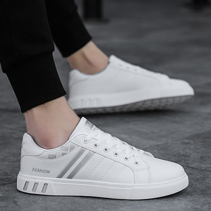 Men's Casual Fashion Sneakers – Comfortable Everyday Athletic Shoes with Contrast Details for Jeans, Shorts & Casual Wear | Thomler