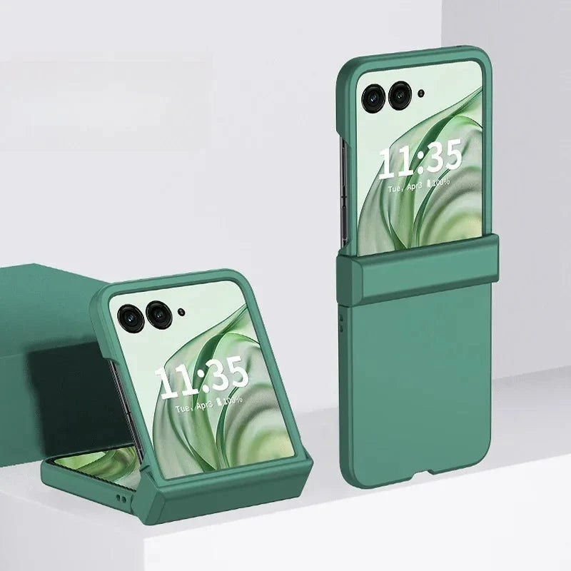 Protective Hard Shell Case for Foldable Phones with Full Hinge Coverage – Anti-Fingerprint Finish, Precision Fit, Raised Edges for Screen | Thomler