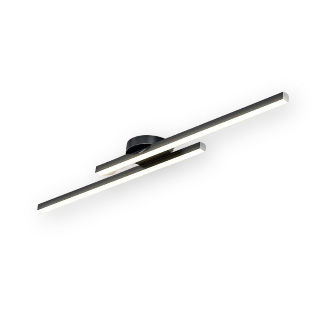 Ceiling Light Aluminium LED 21.0 cm Black Hallway Bedroom Linear Flush Mount Modern Living Room Lighting | Thomler