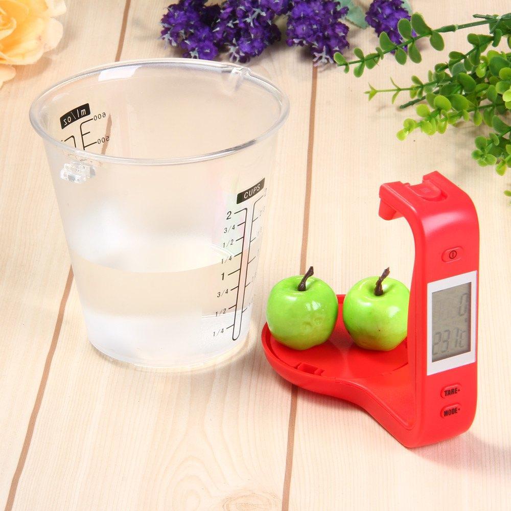 Digital Measuring Cup Kitchen Scale with LCD Display – Weigh & Pour in One Tool for Baking, Coffee, Meal Prep – 35 oz Capacity, Auto | Thomler