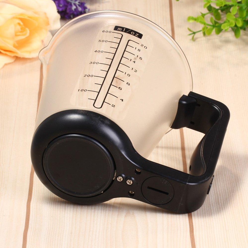 Digital Measuring Cup Kitchen Scale with LCD Display – Weigh & Pour in One Tool for Baking, Coffee, Meal Prep – 35 oz Capacity, Auto | Thomler
