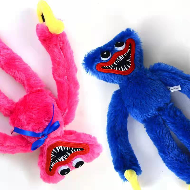 Soft Plush Character Toy 15.7 Inch Stuffed Animal for Kids Blue Red Cuddly Monster Figure for Toddlers Playroom Decor | Thomler