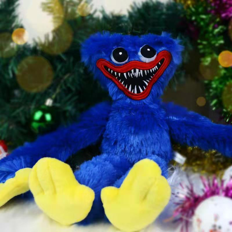 Soft Plush Character Toy 15.7 Inch Stuffed Animal for Kids Blue Red Cuddly Monster Figure for Toddlers Playroom Decor | Thomler